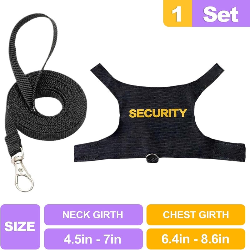 ZeriLion Bearded Dragon Harness & Leash Kit, Escape-Proof Adjustable Lizard Lead for Walking, Fun Costume Accessory - Image 2